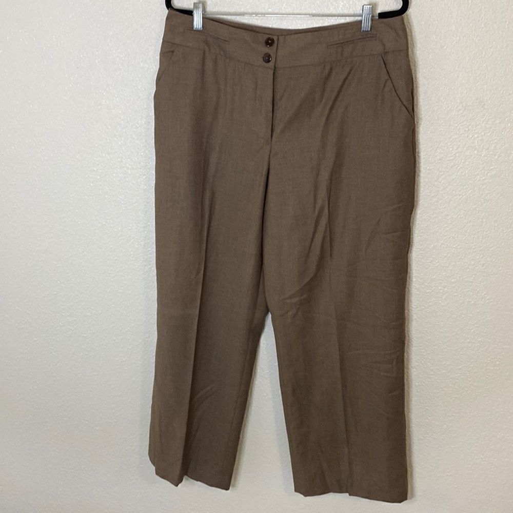 Harve Bernard- womens brown slacks- Size 16 - Picture 1 of 7
